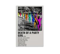 SRJUDR Póster de TV Girl Death of A Party Girl. Póster de arte pop para pared e impresiones en lienzo, decoración de pared de 50 x 75 cm, estilo sin marco