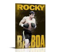 SRJUDR Rocky BalboaPosters Art Pop Wall Art & Prints - Lienzo decorativo para pared, 40 x 60 cm, estilo marco