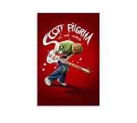 SRJUDR Scott Pilgrim VsPosters Art Pop Wall Art & Prints - Lienzo decorativo para pared, 60 x 90 cm, estilo sin marco