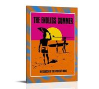 SRJUDR The Endless SummerPosters Art Pop Wall Art & Prints - Lienzo decorativo para pared, 50 x 75 cm, estilo marco