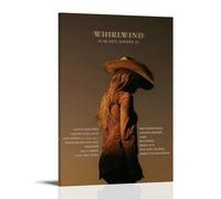 SRJUDR Whirlwind-Lainey WilsonPosters Art Pop Wall Art & Prints - Lienzo decorativo para pared, 20 x 30 cm, estilo marco