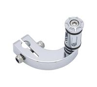 SRKATI Compatible con Harley Davidson Softail Fat Boy Breakout FXBR Street Bob 114 Low Rider ST, palanca de cambios de punta y talón para motocicleta. Palanca Cambios de talón y Punta(A-Chrome)