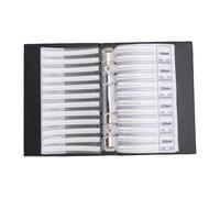 Srliya 1206 SMD Inductor Libro de Muestras de Inductores Multicapa Colección de Muestras de Componentes Electrónicos Varios Valores de Inductancia para la Creación de Prototipos