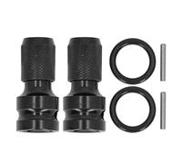 Srliya 2 Juegos de Convertidor de Adaptador de Zócalo Cuadrado de 1/2 Pulgada a Hexagonal de 1/4 Pulgada para Taladro de Impacto, Llave de Trinquete y Varias Herramientas, con Diseño