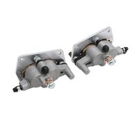 Srliya 2 Piezas Calipitador de Freno Delantero con Pastillas de Freno a la Derecha Izquierda Seguridad 2580T 01 0 para YFZ450 YFZ450R YFZ450X 2004-2020