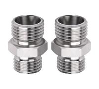 Srliya 2 Piezas de Conector de Manguera M14 a, Roscas Precisas, Rendimiento Confiable, Fácil Instalación, Adecuado para Industrias FF, VICSEC, Miva, Machpro, TPM, Material de