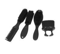 Srliya 4pcs Men Cepillo de Barba Set Nylon Hair Cepille de Pincel de Pincel de Estilos para Barbas para Barberos