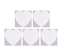 Srliya 5 Conjuntos Transferencia de Calor Puzzle Diy Presiona Calor en Blanco Sublimación Forma de Corazón de Rompecabezas A4 19x19cm 75pcs