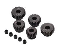 Srliya 5 piezas de engranaje de motor 48DP de 5 mm con agujero de eje 20T 22T 24T 26T 28T piñón de engranaje para camión Monster 1/10 RC