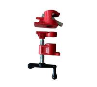 Srliya Abrazadera de Tubo Abrazadera de Barra Tornillo de Banco Accesorio de Pegado de Madera de 3/4 pulg. Acero Maleable Hilos Transparentes de Manivela Manual Ahorro de Ma