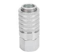 Srliya Acoplador para Equipo de Diagnóstico con Rosca Hembra para Puerto de Prueba de la Serie PD242, Cuerpo de 1/8 pulg., Rosca NPTF de 1/4 pulg. a 18 pulg., Longitud de 2,12 pulg.