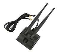 Srliya Antena Wifi 2.4g/5.8g Banda Dual 6dbi RG174 Antena del Enrutador Base de la Copa de Succión para Casas Inteligentes