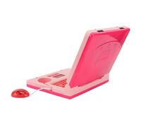 Srliya Aprendizaje de Niños la Computadora Portátil Educational LED Music Electronic Cognitive Development Simulation Computer Toy (Ratón Rosa no retráctil)