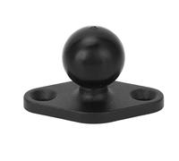 Srliya Base de Montaje de Bola de 1 Pulgada Base de Aleación de Aluminio de Goma de Goma Universal Base de Montaje de Dispositivos Electrónicos con Orificio de Amperios