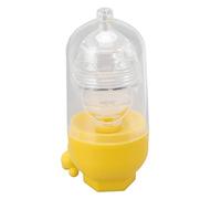 Srliya Batidora de Huevos Práctica Batidora Manual para Mezclar Huevos Fácilmente en la Cocina Amarillo 7,5x16,5 Cm