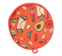 Srliya Bolsa Calentadora de Tortillas Aislada de Gran Capacidad para Calentar en Microondas hasta 15 Tortillas de 11,8 Pulgadas de Diámetro para el Trabajo y la Escuela