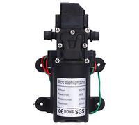 Srliya Bomba de Agua de Diafragma de 12 V, Autocebante de 60 W, 0,8 MPa | Plástico de Ingeniería, Riego de Jardines, Piscinas, Flujo de 5L/min, Sistemas DC 12V, Pulverizador a Presión
