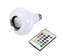 Srliya Bombilla Inteligente Led de Pulso Sengled con Altavoz 14 × 10 × 10 E27 12w Bombilla de Altavoz Led Rgb Luz de Reproducción de Música Inalámbrica con Control Remoto