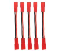 Srliya Cable Conector Hembra JST Cable de Enchufe Hembra JST Adaptador 5PCS 22AWG de Conversión ESC de Motor RC de 2 Pulgadas con Cobre Plástico para Acceso