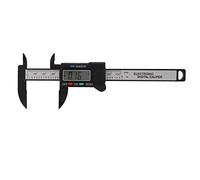 Srliya Calibrador Digital 0-100 Mm Calibrador Electrónico de 0-4 Pulgadas a Vernier con Pantalla LED Plástico ABS Portátil Fácil de Usar para Herramienta de Medición Re