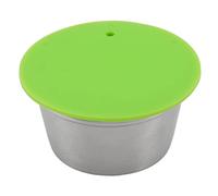 Srliya Cápsula de café Reutilizable de Acero Inoxidable con Resistencia a Altas Temperaturas para Elaboración Casera, Mejora Tu Calidad de Vida, Regalo para Amantes del café, Silicona de Grado (Verde)