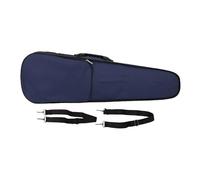 Srliya Caso de Violín Triangular 4 4 Caso de Violín Oxford Tela Suave de Terciopelo Blando Amortiguador Absorbente de Espuma de Violín Liviano con Medidor de Humedad