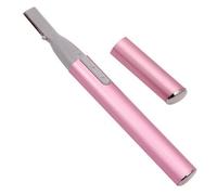 Srliya Cejas de Cejas, Afeitadora Compacta, para Cejas, Cara, Axilas y Piernas, Rasuradora de Cara con Peine de Cejas, Conveniente para Viajar, Batería AAA, Rosa Rosa