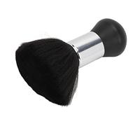 Srliya Cepillo para Polvo de Cuello de Salón, Cepillo de Limpieza de Polvo de Nailon Negro con Ergonómico para Uso Doméstico, Nailon ABS
