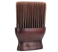 Srliya Cepillo Profesional para Plumero de Peluquero, Cepillo para Polvo de Pelo de Diseño Plano para Salón, Madera + Nailon, 1 Unidad (Pequeño)