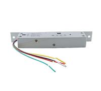Srliya Cerradura Eléctrica de 12 V CC, 5 Líneas, con Cerrojo Estrecho y Pestillo de Caída, con Pantalla LED de Retardo de Tiempo para Control de Acceso (Desbloquear el desbloqueo)