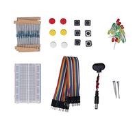 Srliya Componente de Desarrollo de Surtido de Inicio del Kit de Electrónica con Placa de Pan de 400 Orificios para R3
