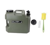 Srliya Contenedor de Agua para Acampar Contenedor de Almacenamiento de Agua de 18 Litros Portador de Marcador de Posición Portátil de Potable de PE con Cubier
