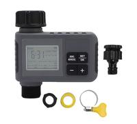 Srliya Controlador de Temporizador de Riego Automático con Pantalla LCD con Sincronización Inteligente, a Prueba de Agua para Jardín Al Aire Libre