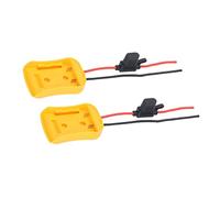 Srliya Convertidor Adaptador de Batería con Estructura Estable para Batería de Litio Incluye Fusibles y Terminal de Cable para Usuarios de Herramientas Eléctricas