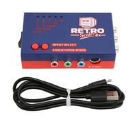 Srliya Convertidor Retroscaler2x AV a HDMI, Adaptador de Juego Retro 480p a TV, Duplicador de Señal, Excelente Rendimiento de Sonido