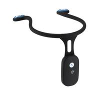 Srliya Corrector de Postura de Cuello Colgante de Silicona Recargable, Entrenador de Postura de Cuello y Jorobado de Inducción Automática Inteligente (Negro)