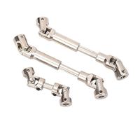 Srliya Eje de Transmisión de Coche RC, Eje de Junta de Transmisión de Alta Resistencia de Acero para Coche MN128 MN86 MN86S G500 1/12 RC, Paquete de 3