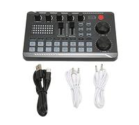 Srliya Equipo de Podcast de Mezclador Mezclador de Sonido Múltiples Efectos de Sonido Cambio de Voz Tarjeta de Sonido de Transmisión en para Podcast Recording Transmisión Inicio