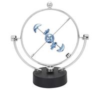 Srliya Escultura de Bolas de Equilibrio Magnéticas para Decoración de Escritorio de Oficina, Regalo, Decoración de Símbolo de Amor sin Fin para el Hogar, Juguete de Escritorio de Aleación de Zinc