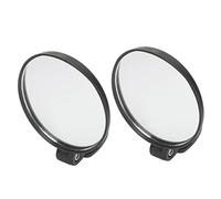 Srliya Espejo Retrovisor de Bicicleta, Barra de Soporte Flexible, Lente Transparente Gran Angular para Scooters de Movilidad, 2 uds.