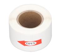 Srliya Etiqueta de Cable Térmico Papel Adhesivo Duradero sin Tinta para Ingeniería de Comunicación de Fibra, 100 Piezas para Cable de Vídeo de Red 25 X 38 Mm (Blanco)