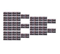 Srliya Exquisitas Etiquetas para Botellas de Fiesta con Patrón de Flores, Fondo Negro, Frases en Inglés Impresas, 25 Hojas de Decoración para Bodas de 8,3x2 Pulgadas