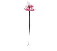 Srliya Fairy Flower Spinner, Decoración de Jardín Brillante Estaca de Aleación de Hierro, Característica de Luz Solar Centelleante, para el Patio del Patio Césped Trasero de Cumpleaños