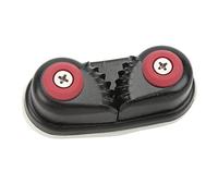 Srliya Grapa de Almeja de Barco de Aleación de Aluminio, Cable Acampanado, Grapa para Leva de Entrada Rápida, Abrazadera de Cuerda Marina Negra para Navegación