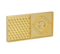 Srliya Impresora de Cubitos de Hielo de Cobre de Primera Calidad, Sello de Cubitos de Hielo Rápido y Práctico para Cócteles, Accesorios de Camarero, 4,52 Oz