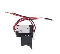 Srliya Interruptor de Taladro Inalámbrico Interruptor de Gatillo de Control de Velocidad Eficiente para Taladro Eléctrico 7,2-24 V, con Lámpara de Iluminación para Ambientes Oscuros, Diseño de