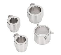 Srliya Juego de Herramientas de Reparación de Acero Inoxidable con Base de Movimiento de Reloj para Relojeros, 4 Piezas para Necesidades Básicas de Reparación de Relojes