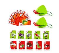 Srliya Juego de Lengua de Escritorio Juego Familiar de Polietileno | Esquinas Redondeadas, Polietileno Inodoro, Tarjetas Cubiertas con Película, Juego entre e Hijos, Juego con la Boca, Uso