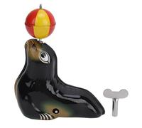 Srliya Juguete de Cuerda de Animal, León Marino, Figura de Bola Que Equilibra, Juguete de Cuerda, de de Animal Vintage para Niños, Regalo de Fiesta para Niños Pequeños