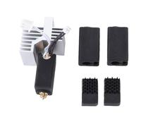 Srliya Kit de Hotend de Cerámica, Boquilla Extrusora de Impresora 3D de 0,4 Mm con Disipador de Calor Oxidado de Acero Endurecido de Latón, para Impresión de Fibra de Carbono PLA